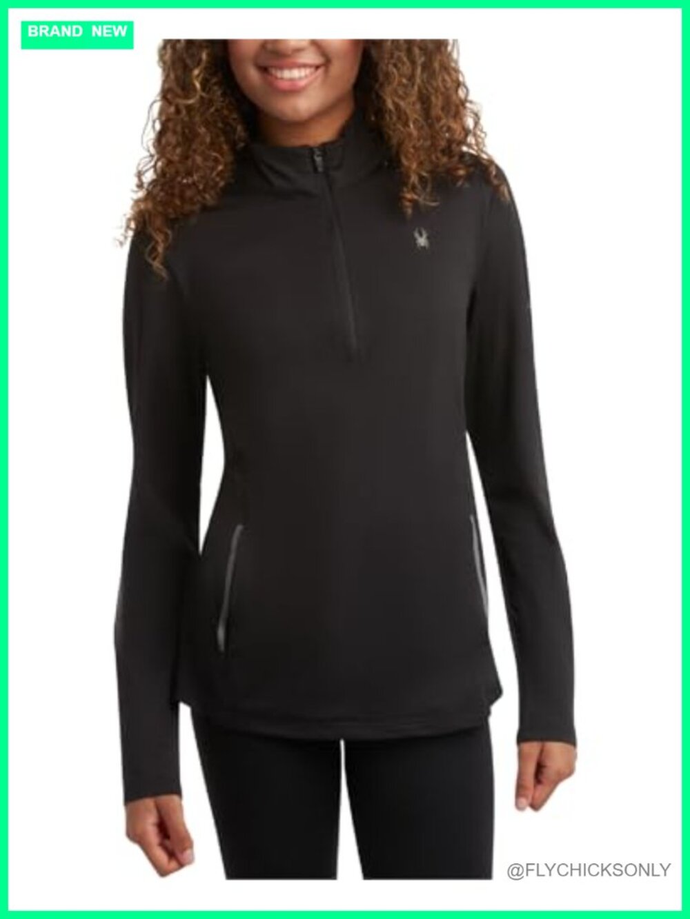 Womens Quarter Zip Pullover Brushed Fleece Mock Neck Sweatshirt